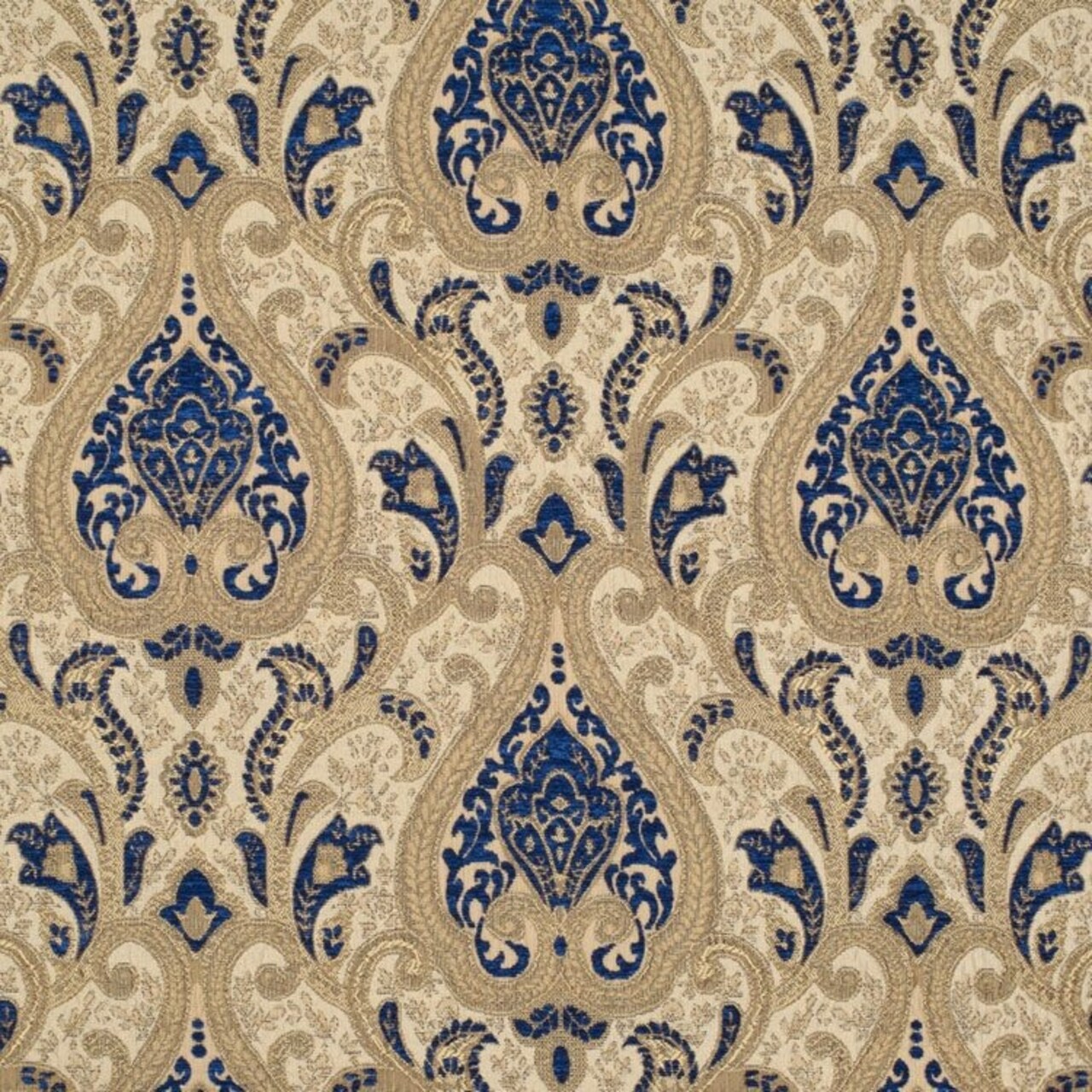 Sarah Upholstery & Drapery Fabric 100% Polyester, 54" Wide with Elegant Pattern Repeat